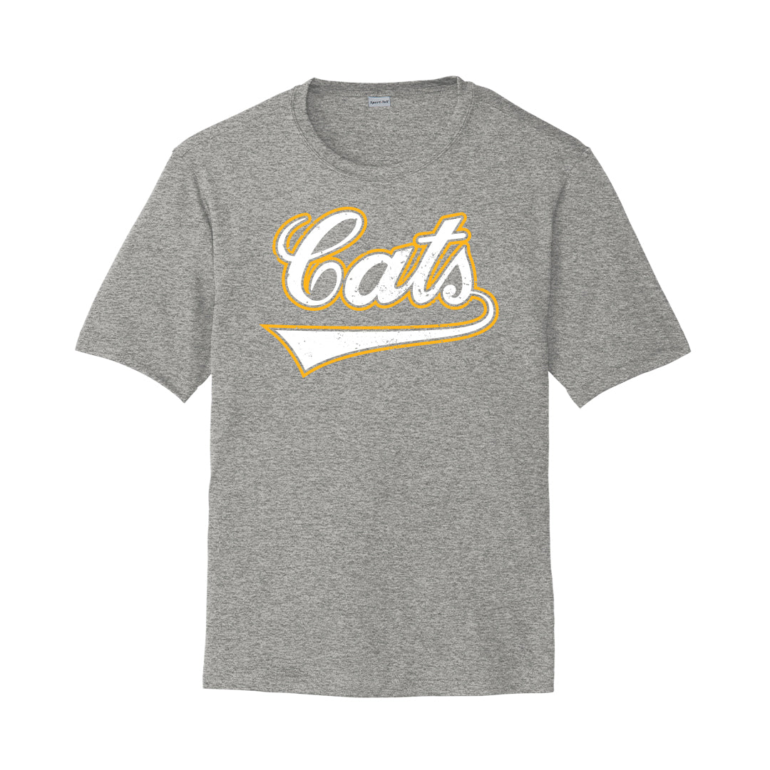 Performance/Dri-Fit Script "Cats" T-Shirt