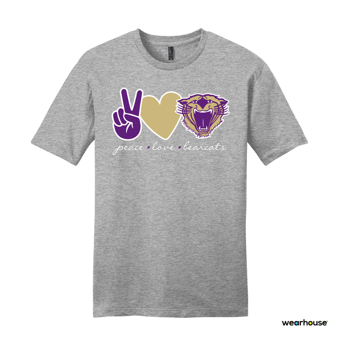 Peace. Love. Bearcats. T-Shirt
