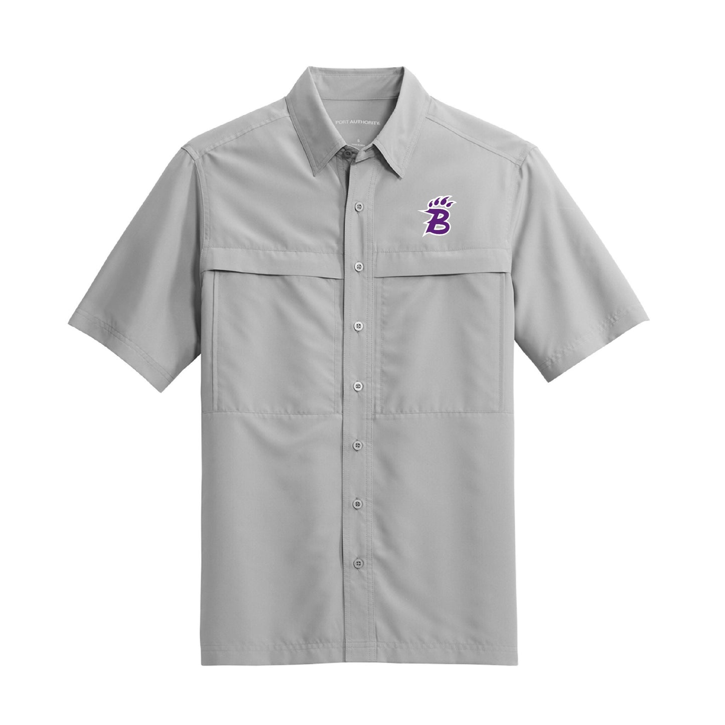 B-Paw Short Sleeve UV Daybreak Button Up Shirt