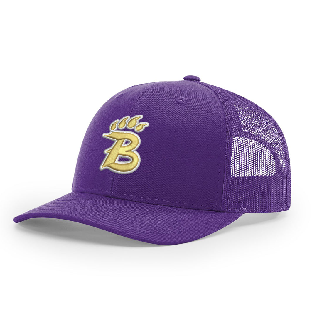Structured Bearcat Trucker Cap w/ Puff Embroidery (Richardson 112)