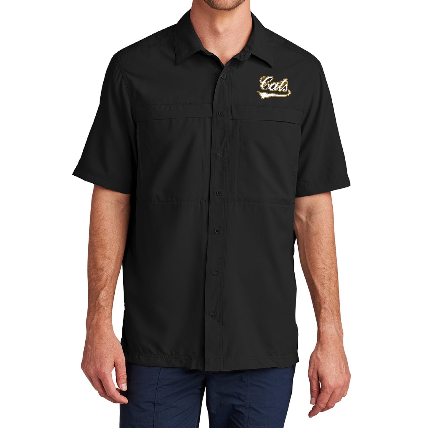 CATS Short Sleeve UV Daybreak Button Up Shirt