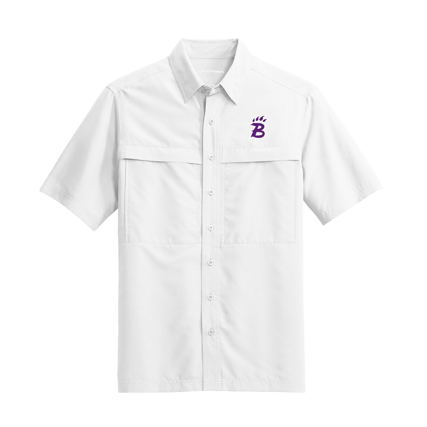 B-Paw Short Sleeve UV Daybreak Button Up Shirt