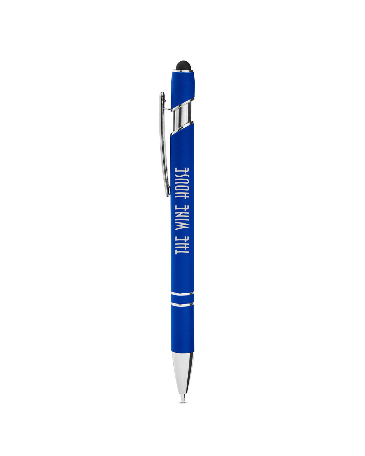 Rubberized Aluminum Click Stylus Pen