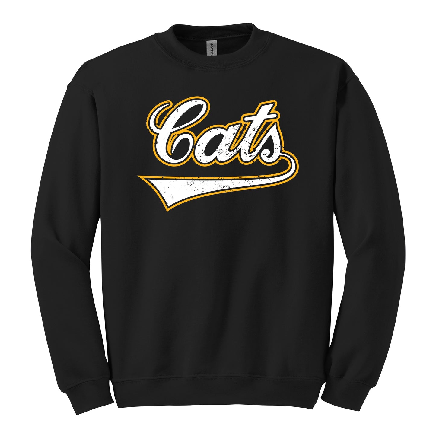 Script "Cats" Crewneck Sweatshirt