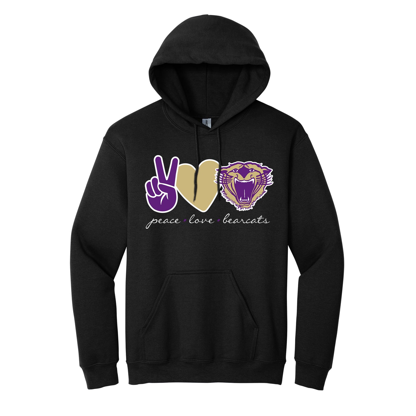 Peace. Love. Bearcats. Hoodie