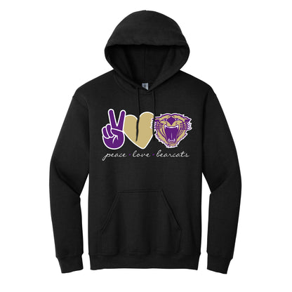 Peace. Love. Bearcats. Hoodie