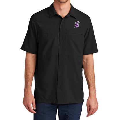 B-Paw Short Sleeve UV Daybreak Button Up Shirt