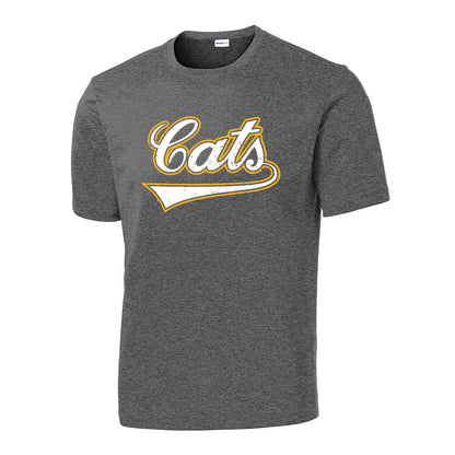 Performance/Dri-Fit Script "Cats" T-Shirt