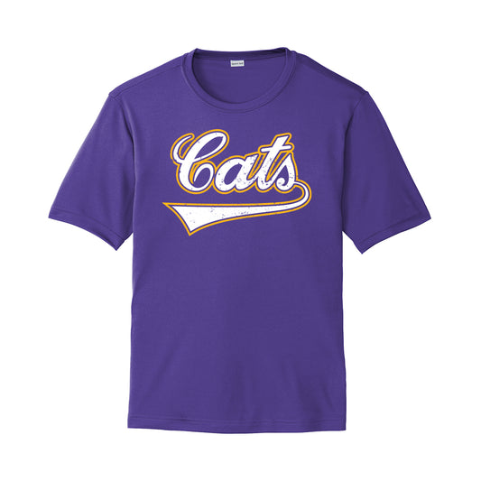 Performance/Dri-Fit Script "Cats" T-Shirt