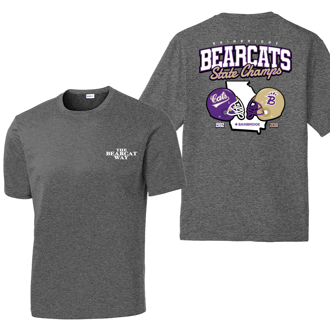 Performance/Dri-Fit Bainbridge Bearcats State Champs T-Shirt