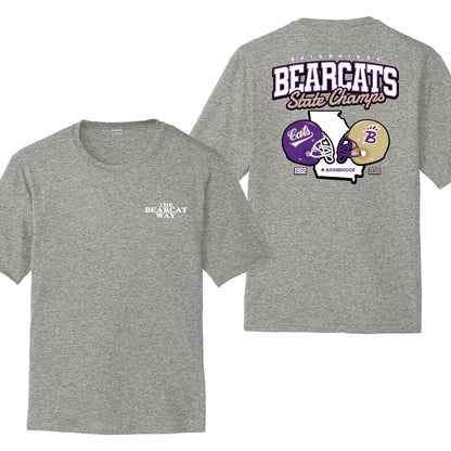 Performance/Dri-Fit Bainbridge Bearcats State Champs T-Shirt