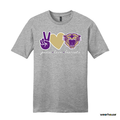 Peace. Love. Bearcats. T-Shirt