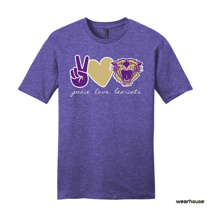 Peace. Love. Bearcats. T-Shirt