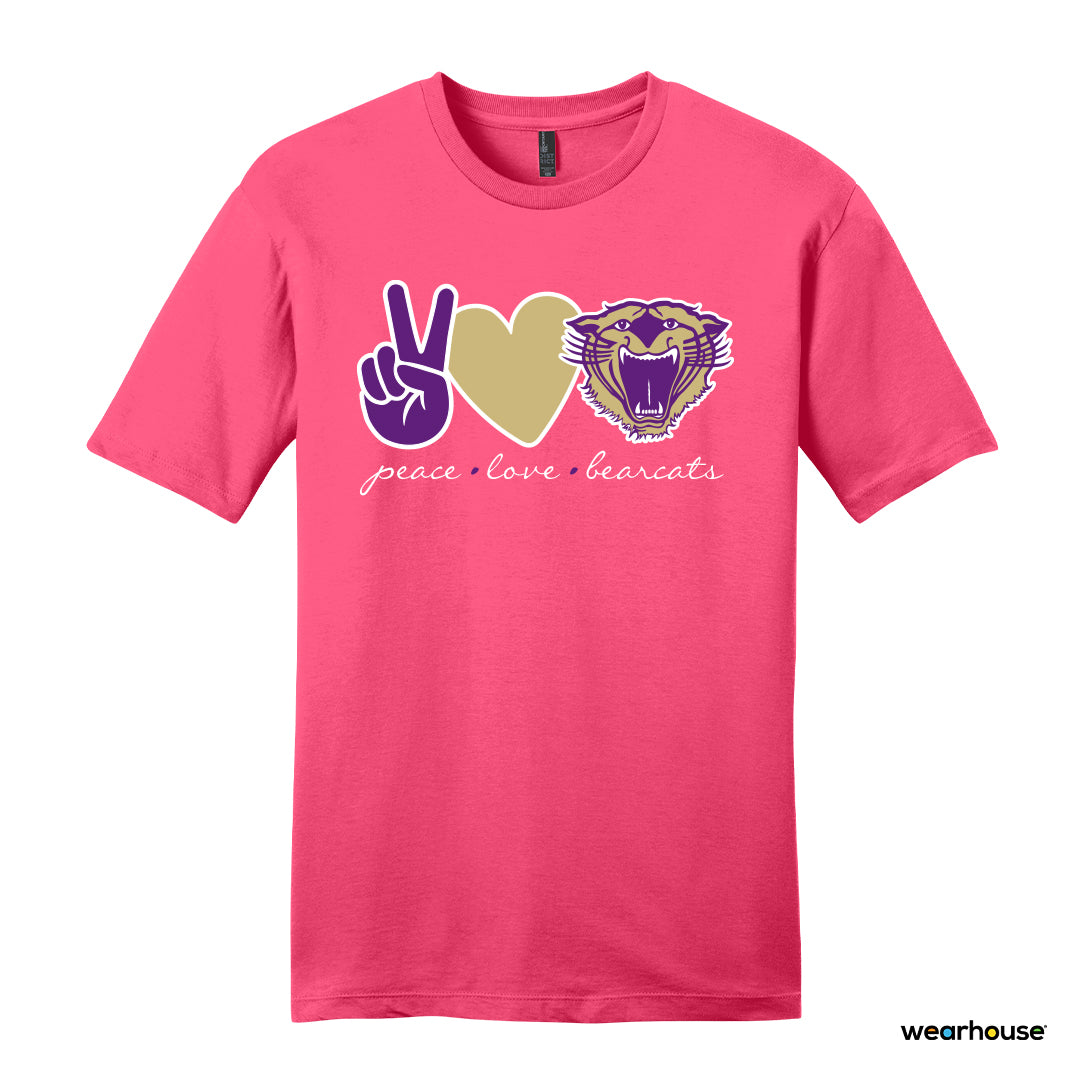 Peace. Love. Bearcats. T-Shirt