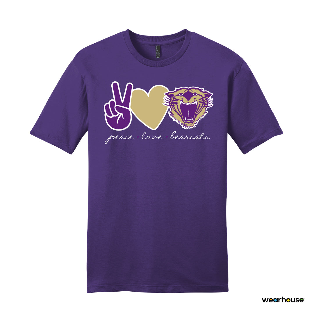Peace. Love. Bearcats. T-Shirt