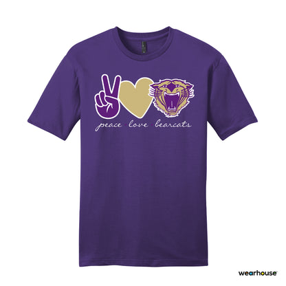 Peace. Love. Bearcats. T-Shirt