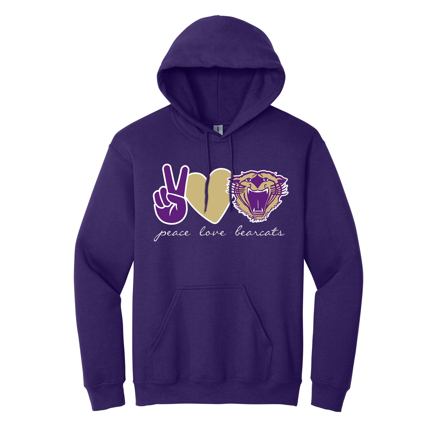 Peace. Love. Bearcats. Hoodie