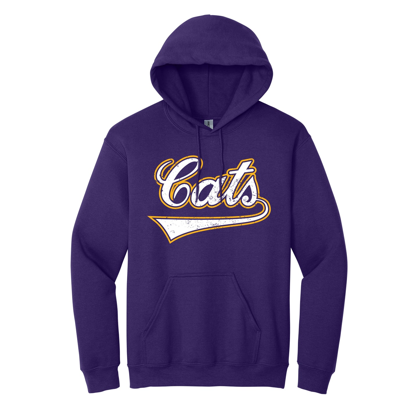 Vintage Script "Cats" Hoodie