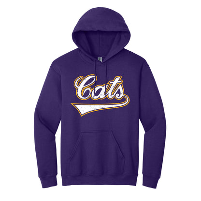 Vintage Script "Cats" Hoodie