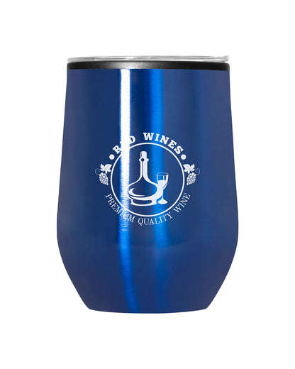 12oz Budget Stemless Wine Tumbler With Lid