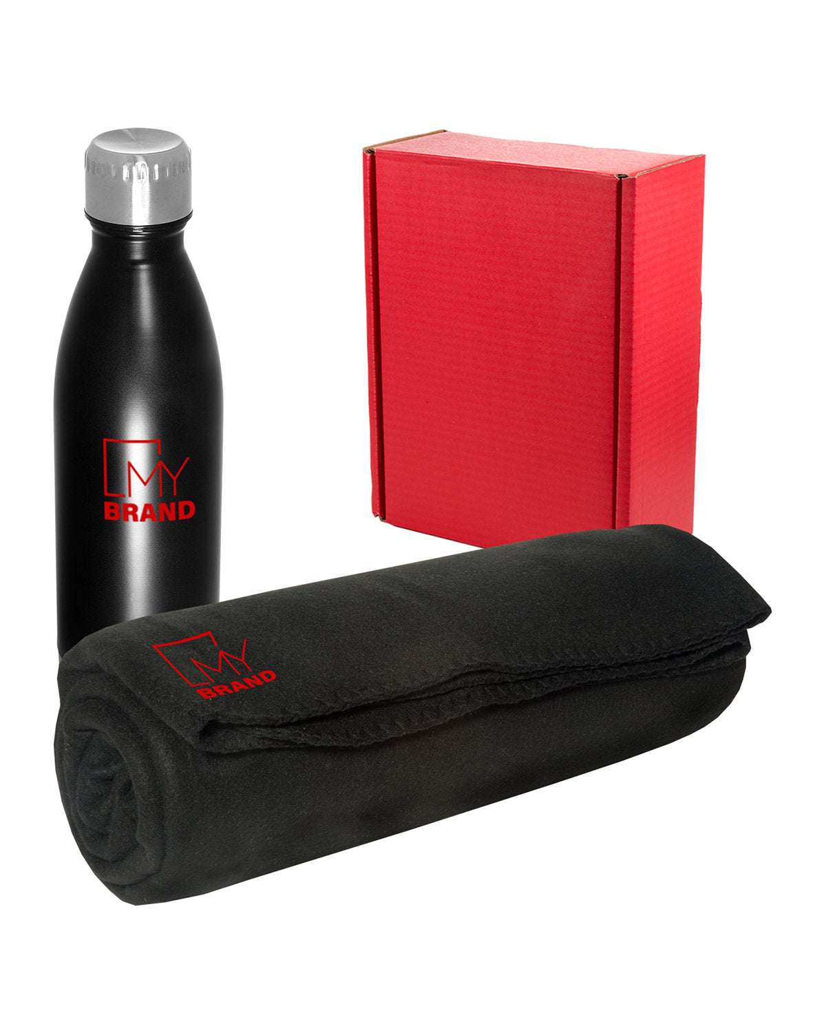 Vacuum Bottle and Blanket Gift Set